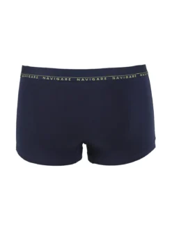Navigare Boxer uomo in cotone elastico - giallo