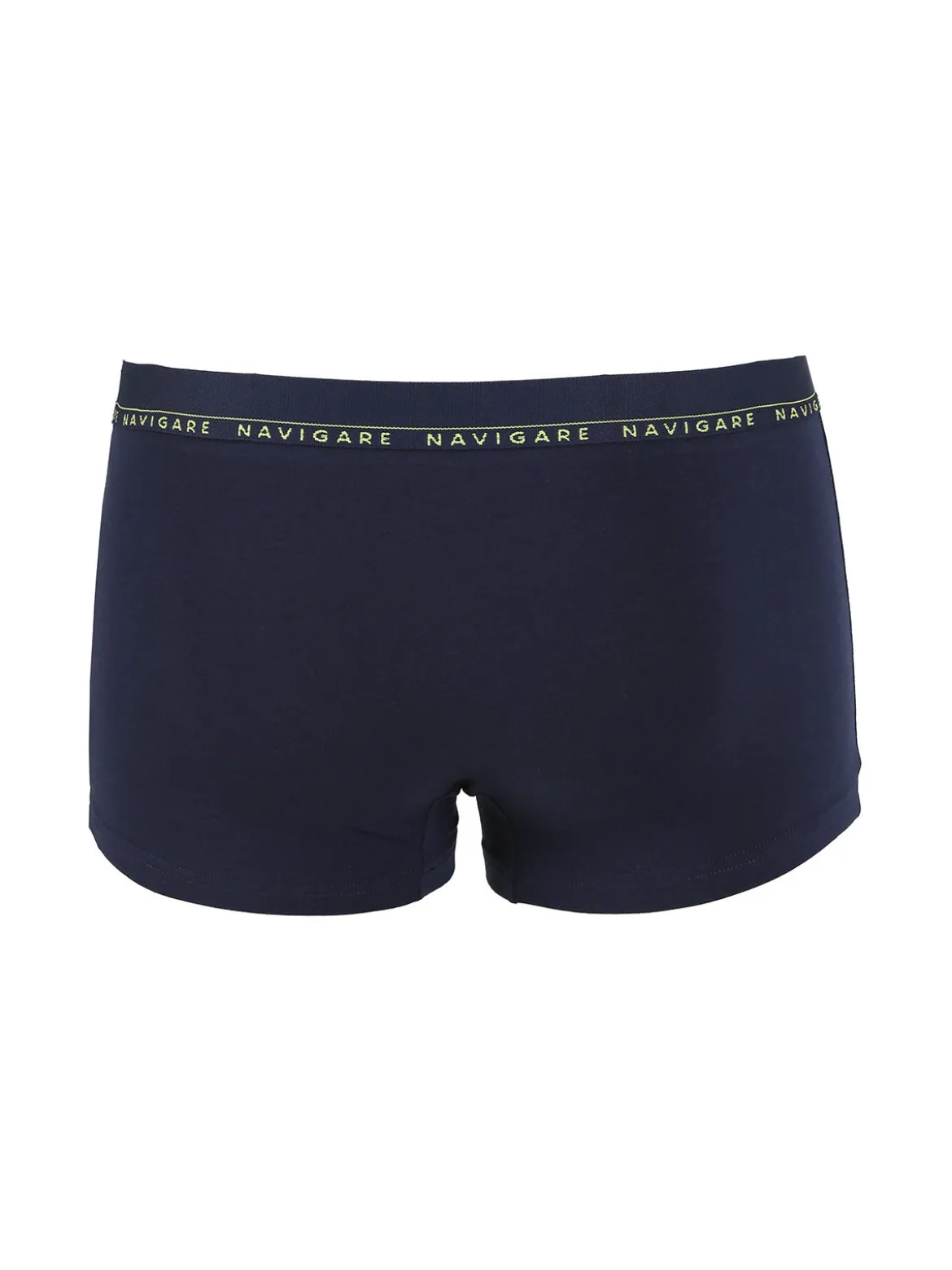 Navigare Boxer uomo in cotone elastico - giallo