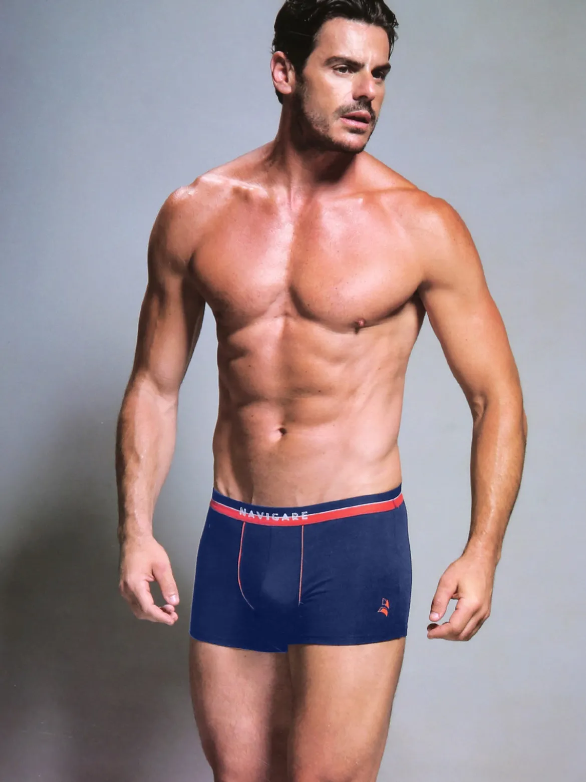 Navigare Boxer uomo in cotone jersey