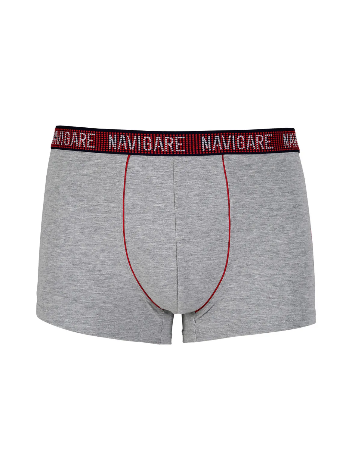 Navigare Boxer uomo in cotone jersey - grigio