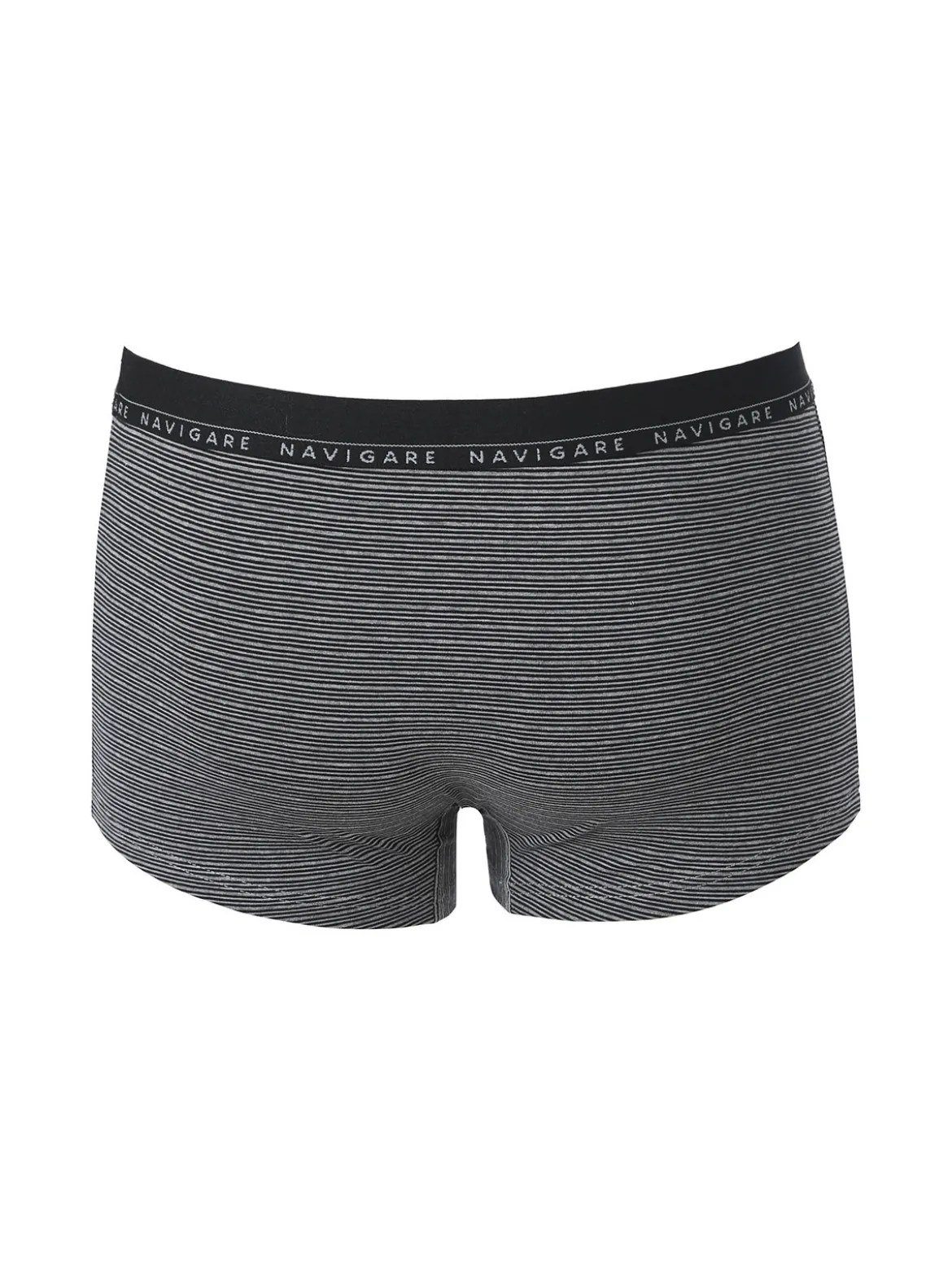 Navigare Boxer uomo rigato in cotone - nero