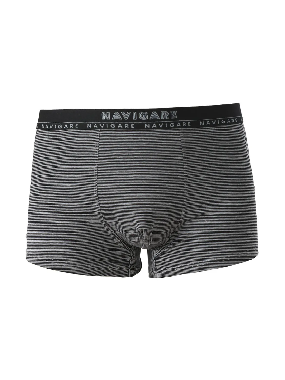 Navigare Boxer uomo rigato in cotone - nero