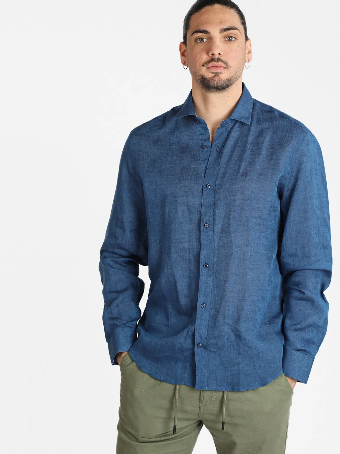 Navigare Camicia uomo in lino