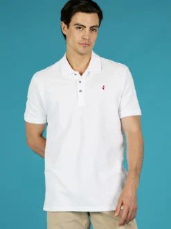 Navigare Polo da uomo manica corta con logo