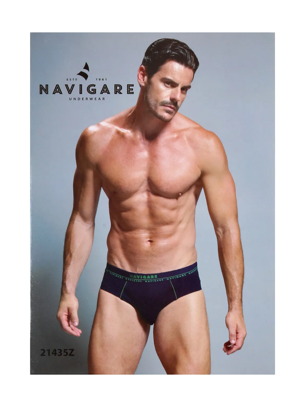 Navigare Slip uomo in cotone elastico - arancione