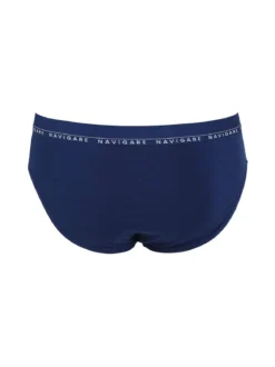 Navigare Slip uomo in cotone elastico - blu