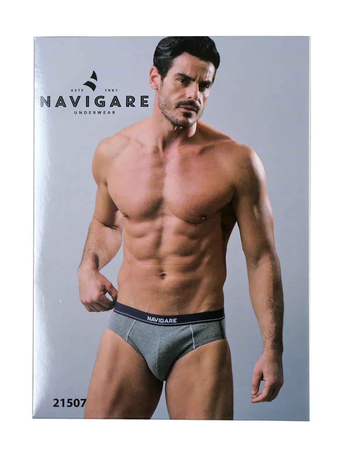 Navigare Slip uomo in cotone jersey - blu scuro