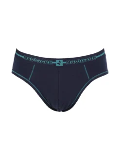 Navigare Slip uomo in cotone jersey - blu scuro