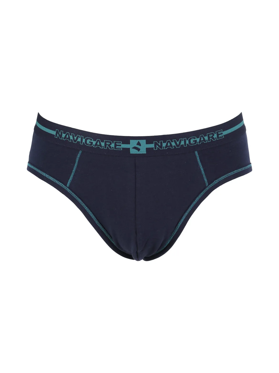 Navigare Slip uomo in cotone jersey - blu scuro