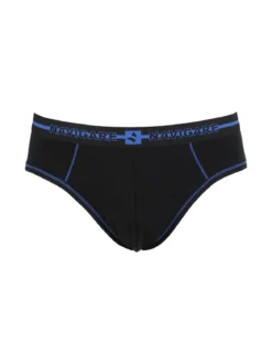Navigare Slip uomo in cotone jersey - nero