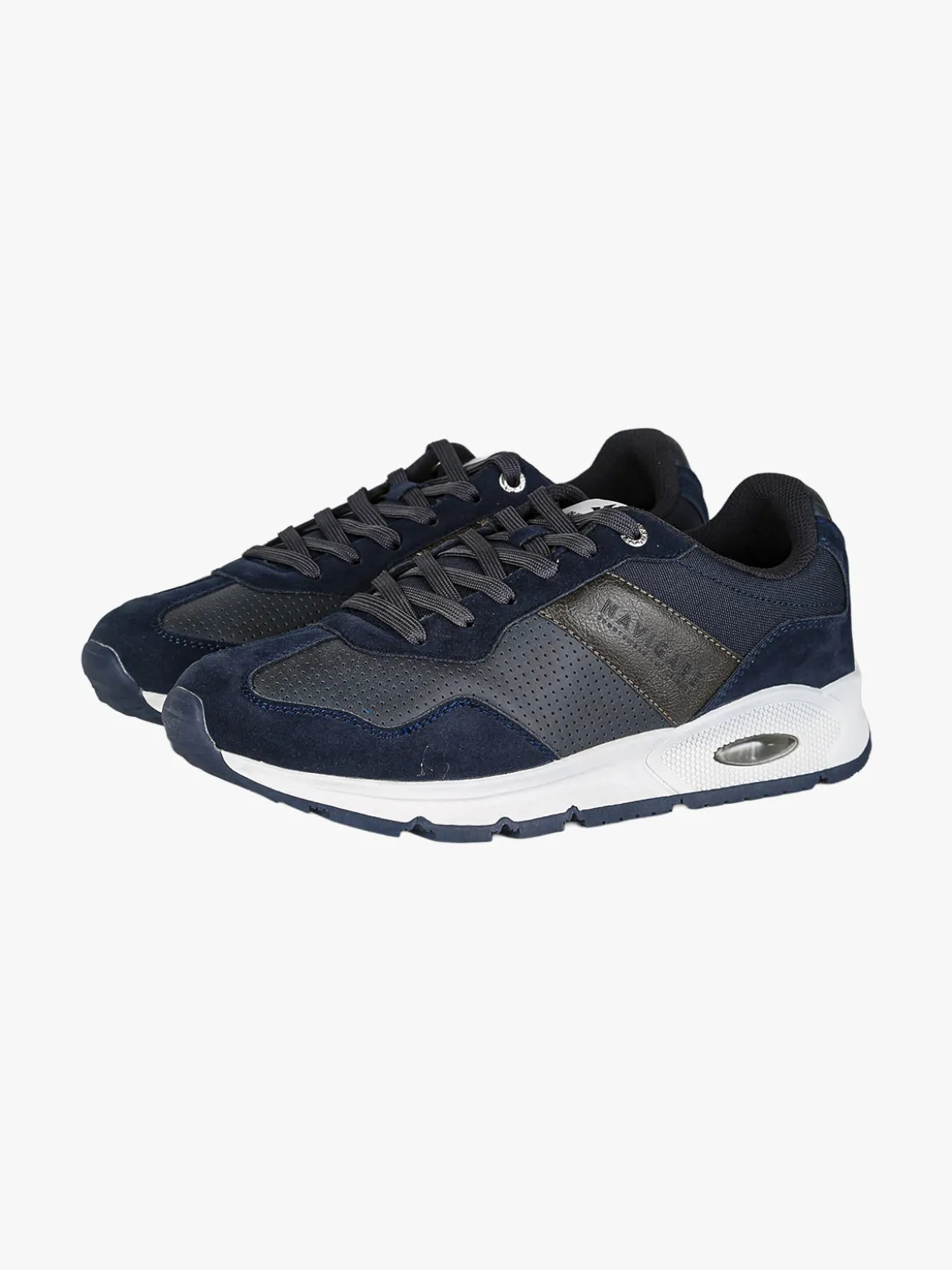 Navigare Sneakers stringate da uomo con camera ad aria - blu scuro