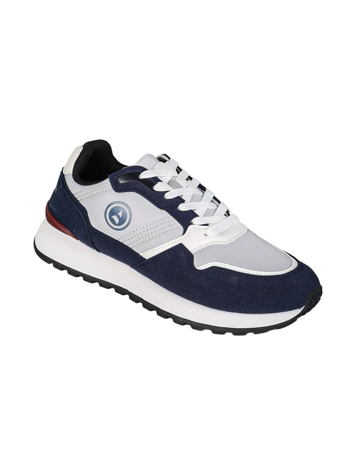 Navigare Sneakers stringate da uomo con platform - blu scuro