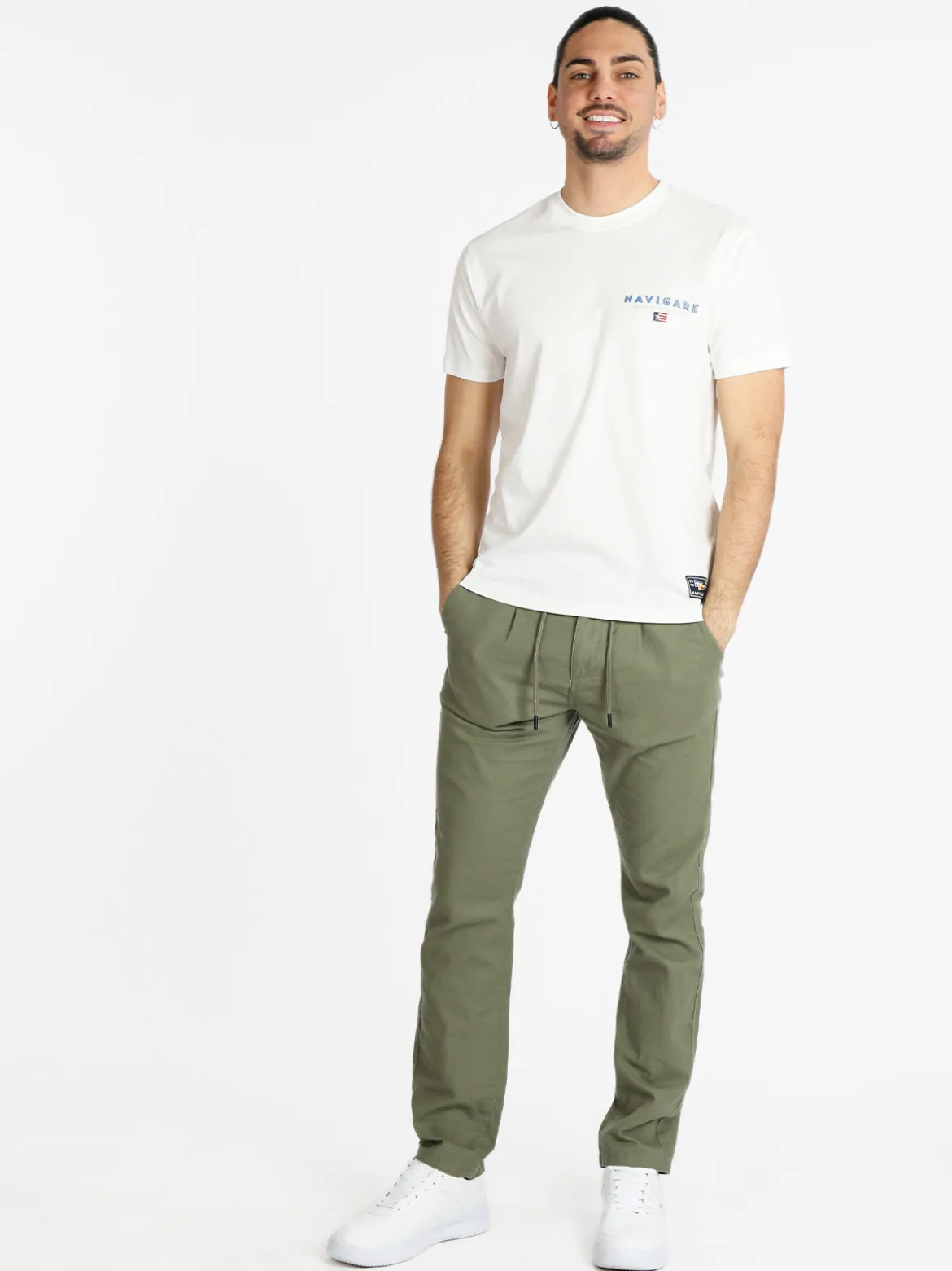 Navigare T-shirt girocollo manica corta uomo