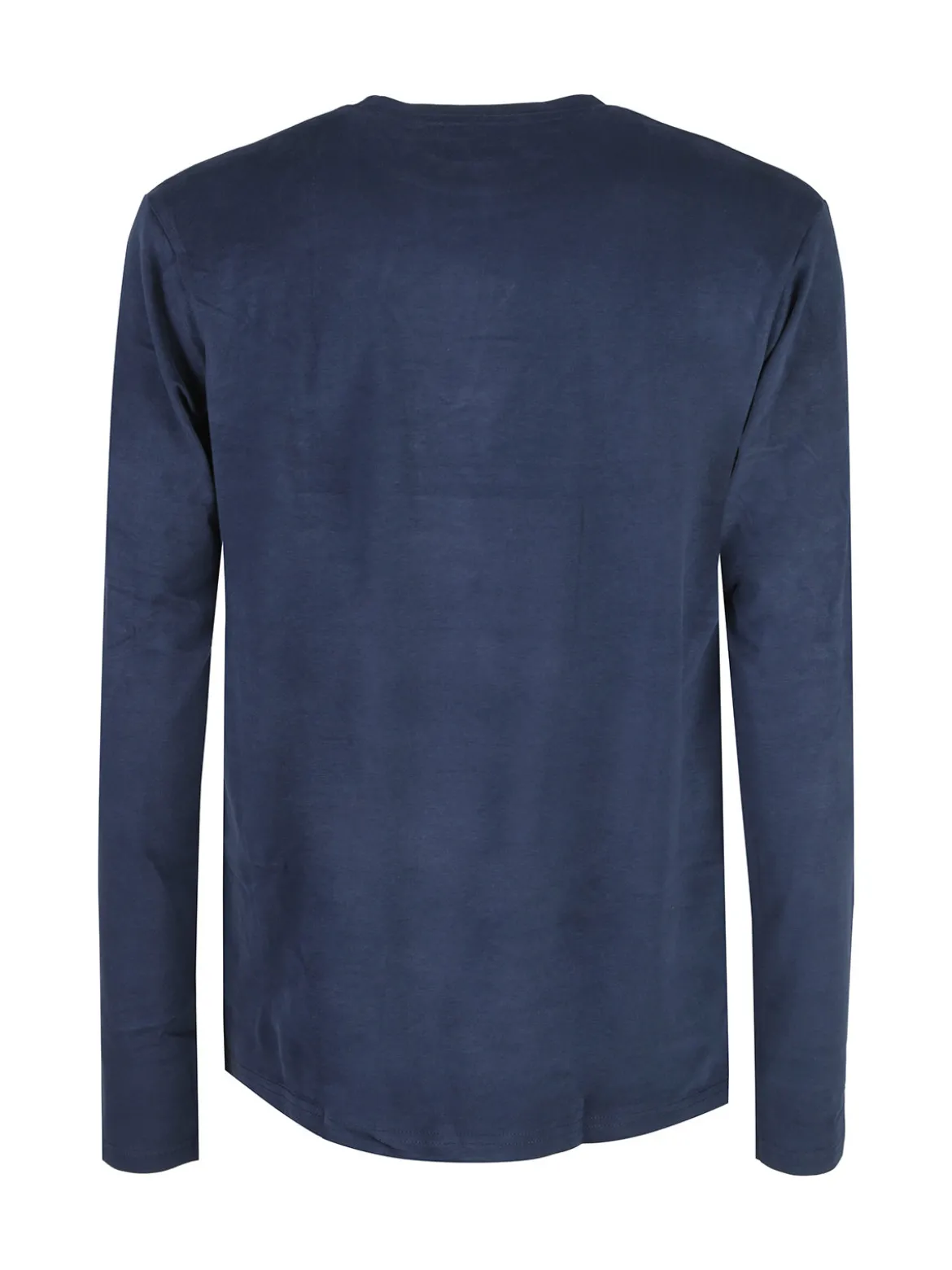 Navigare T-shirt intima da uomo a maniche lunghe in caldo cotone - blu