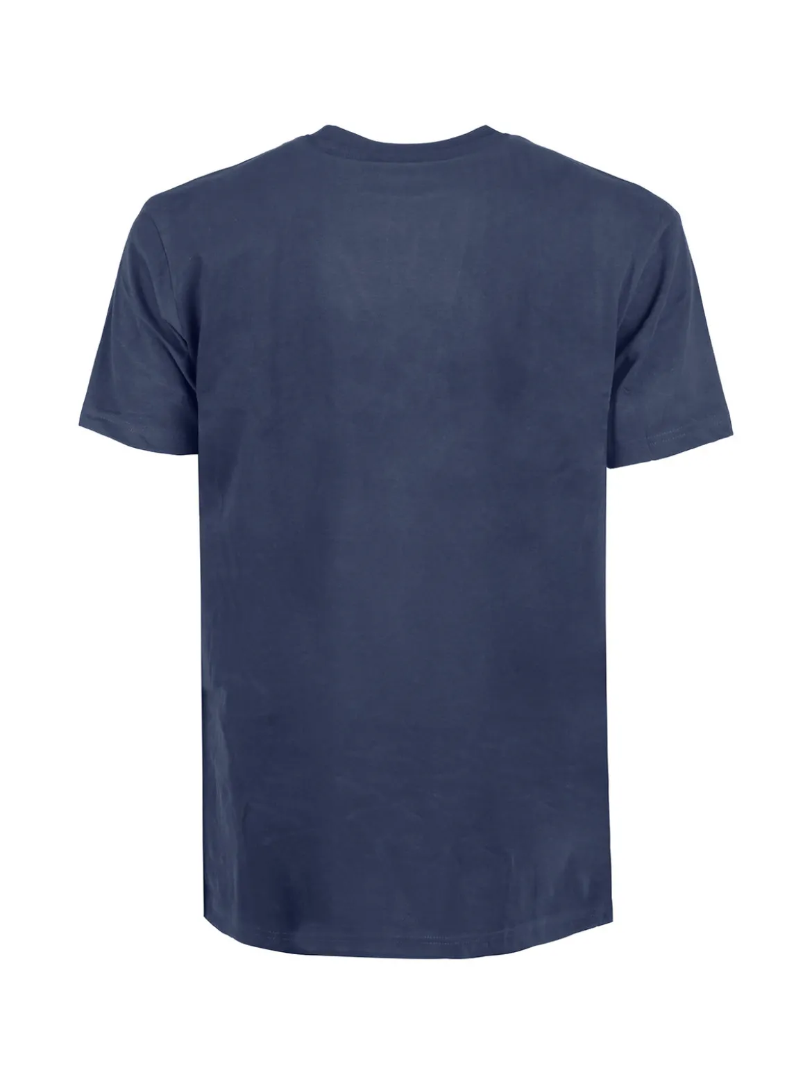 Navigare T-shirt intima da uomo girocollo in caldo cotone - blu