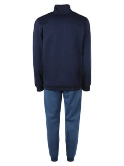 Navy Sail Completo tuta da uomo full zip con interno felpato - blu scuro