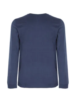 Navy Sail T-shirt uomo girocollo a maniche lunghe