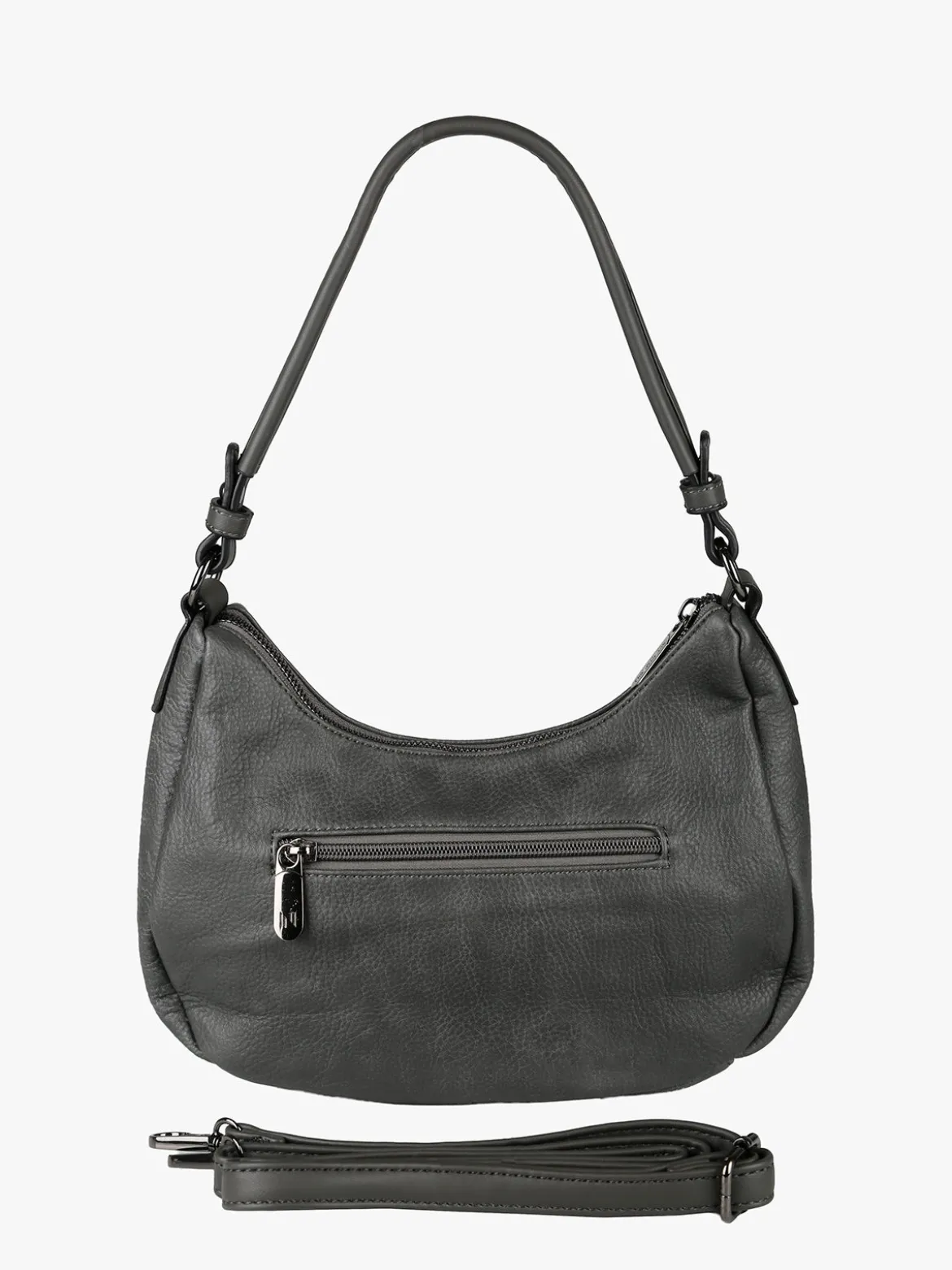 Nazareno Gabrielli Borsa mini hobo da donna - grigio
