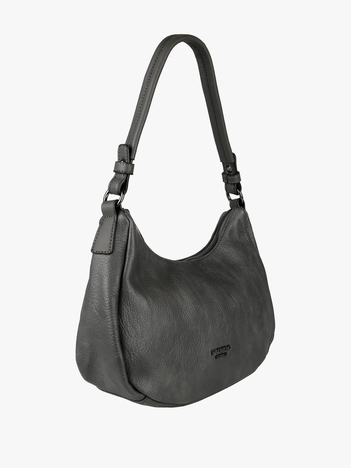 Nazareno Gabrielli Borsa mini hobo da donna - grigio