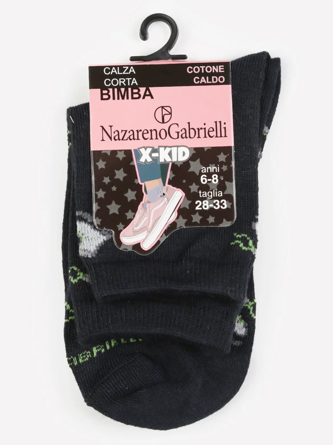 Nazareno Gabrielli Calze corte da bambina in caldo cotone