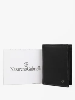 Nazareno Gabrielli Portafoglio verticale in pelle da uomo