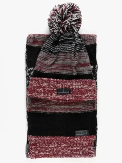 Nazareno Gabrielli Set cappello + sciarpa in maglia