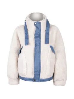 New Collection Giacca corta teddy oversize