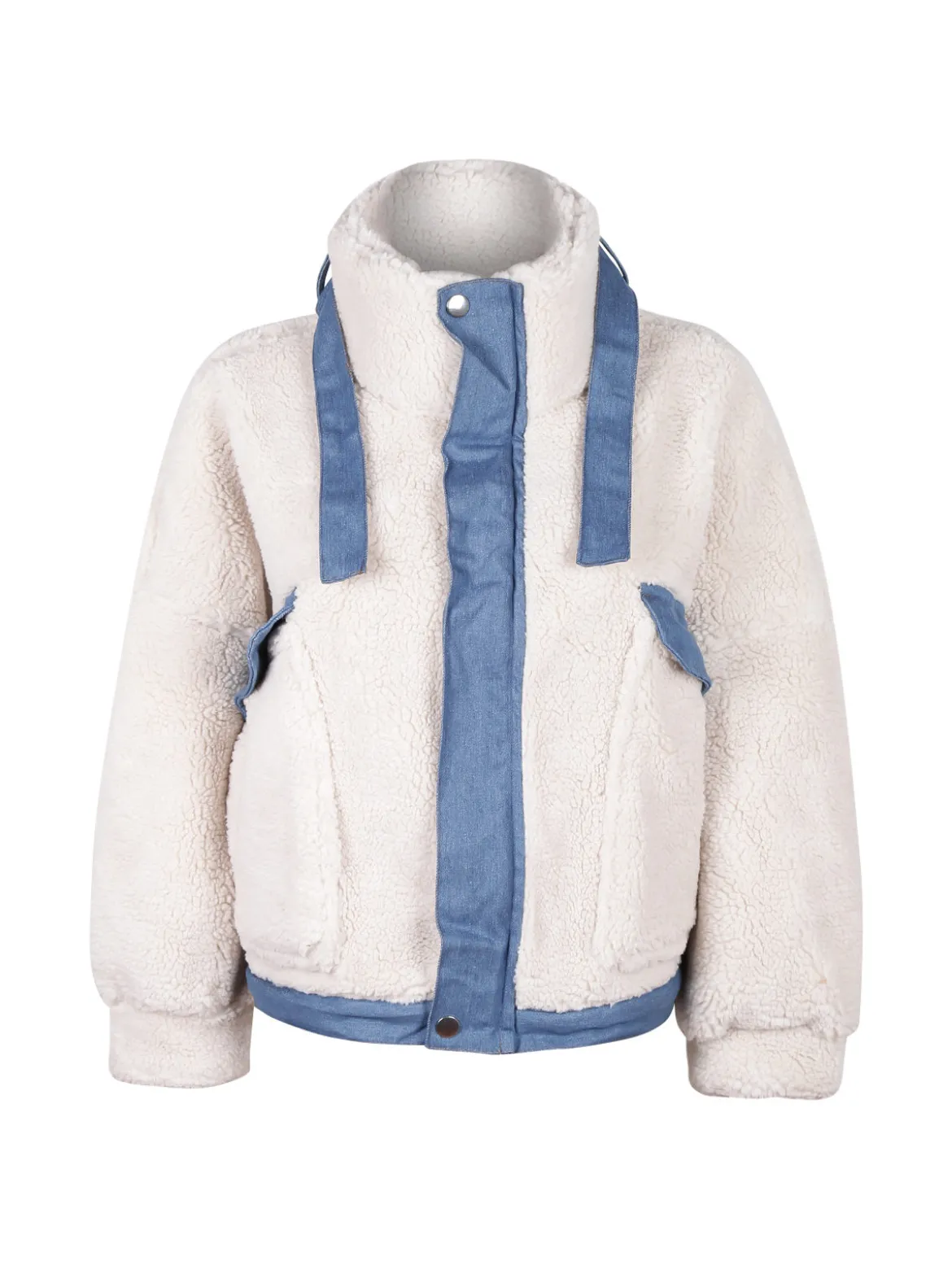New Collection Giacca corta teddy oversize