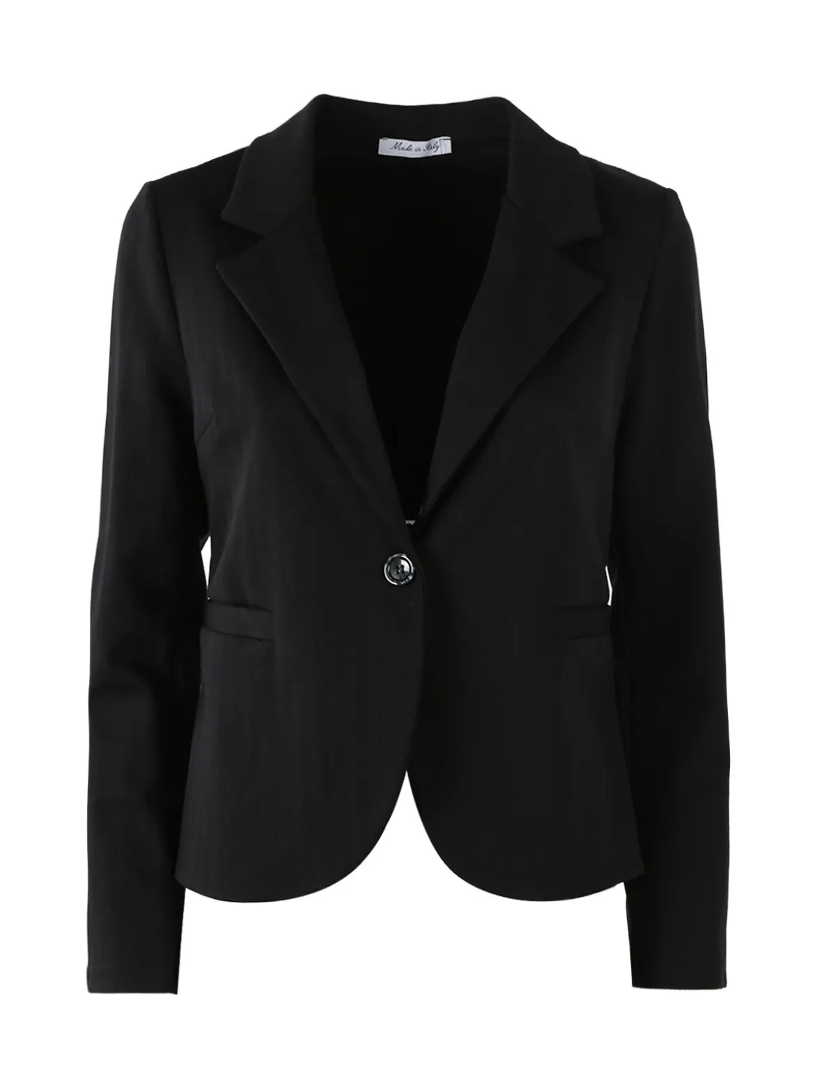 New Gj Blazer donna spigato con bottone - nero