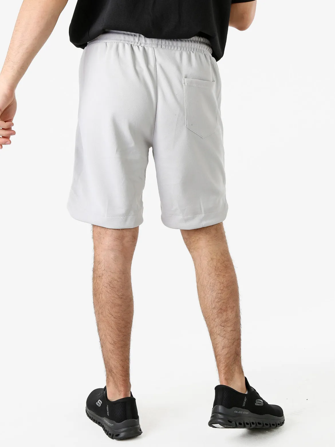 New Mentality Bermuda da uomo con coulisse - grigio chiaro