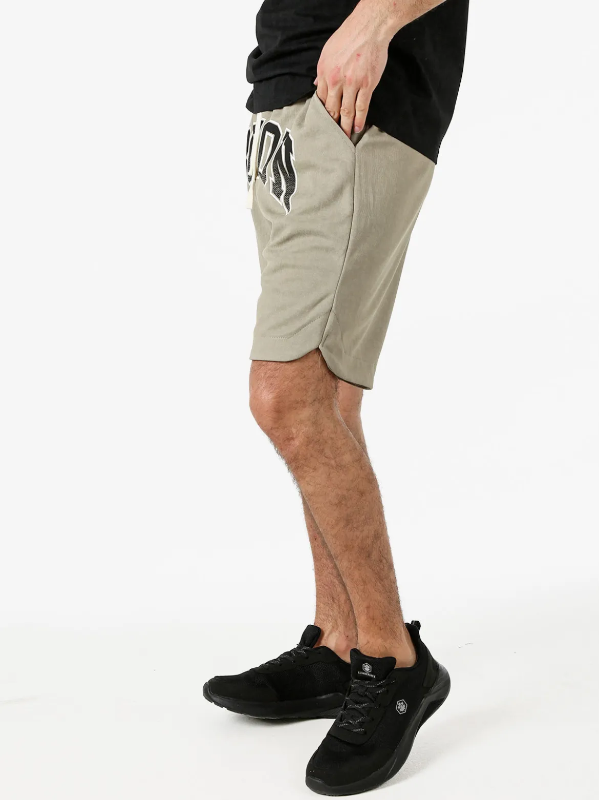 New Mentality Bermuda da uomo con coulisse - militare