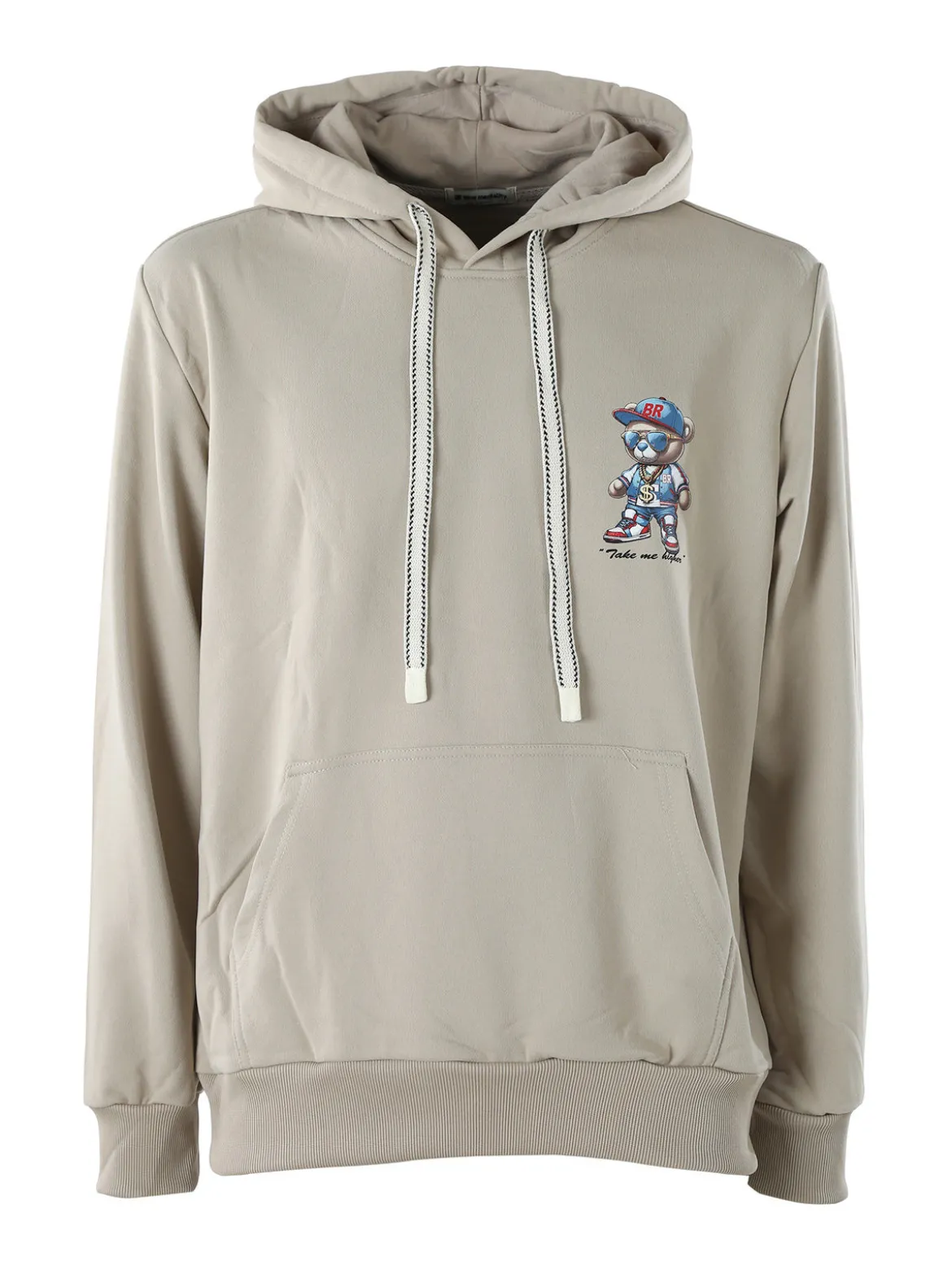 New Mentality Felpa da uomo con cappuccio - khaki