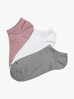 North Pole Confezione da 3 paia di calze sneakers da donna in bamboo