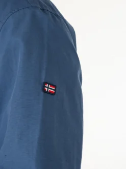 Norway Giacca a vento da uomo con zip - blu