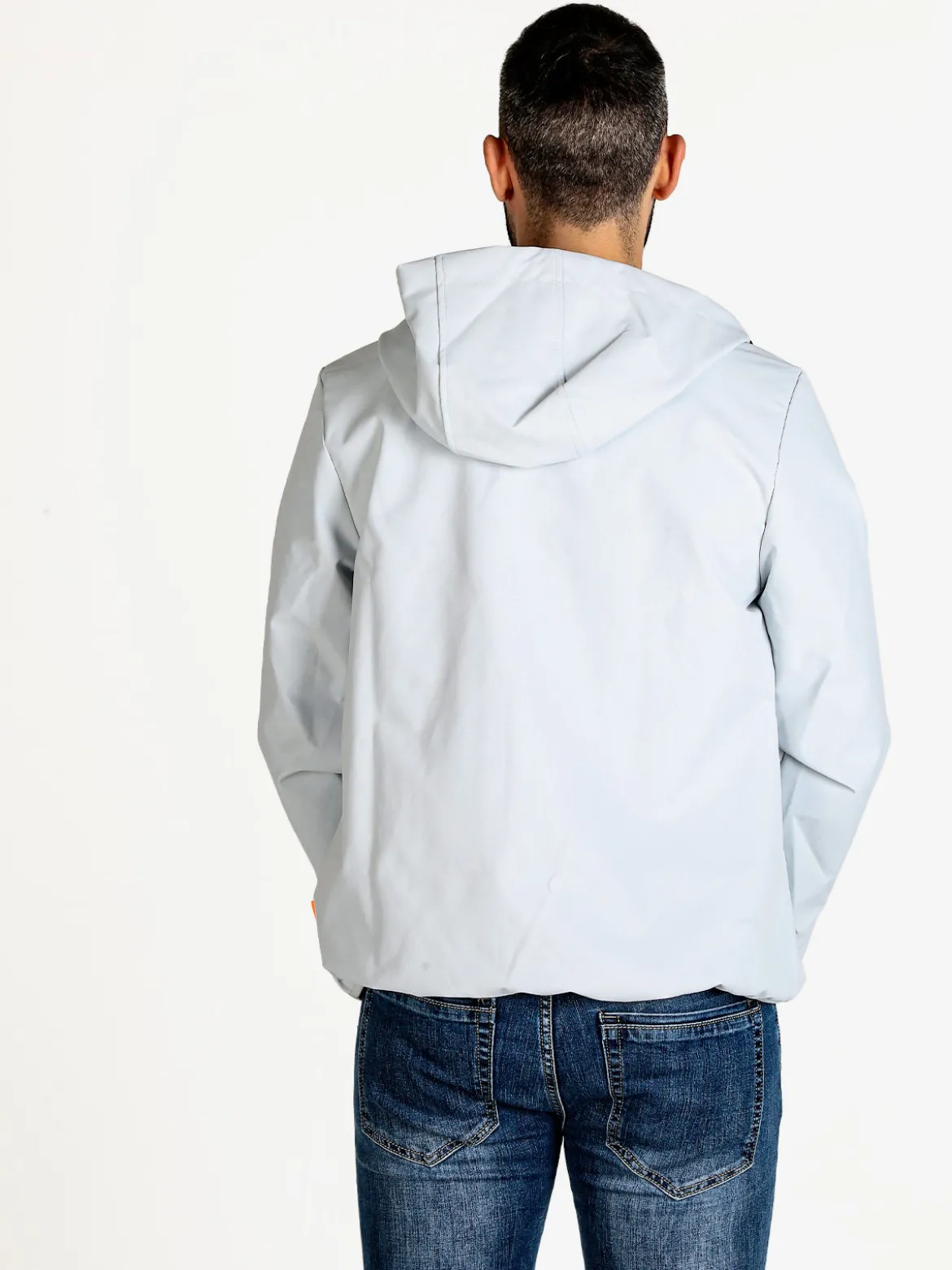 Norway Giacca a vento da uomo impermeabile con cappuccio e zip
