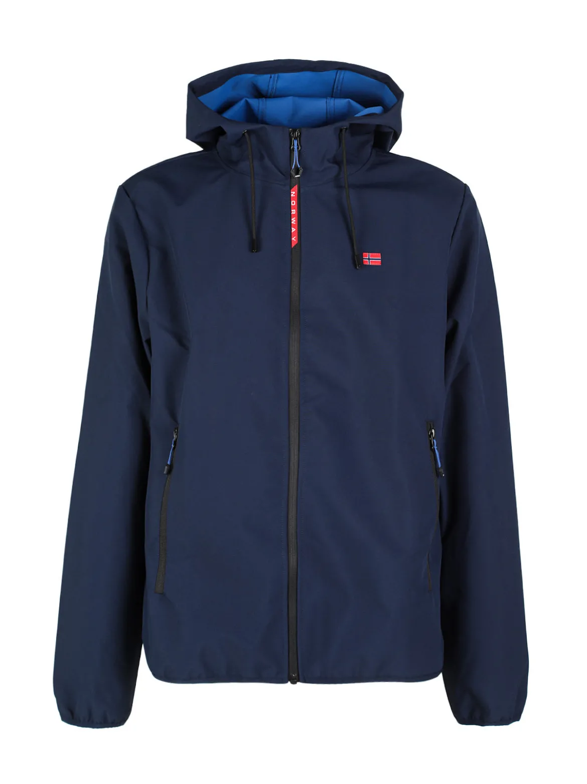 Norway Giacca a vento da uomo impermeabile con cappuccio e zip