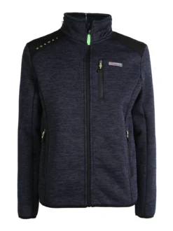 Norway Giacca felpa invernale da uomo con zip - blu scuro