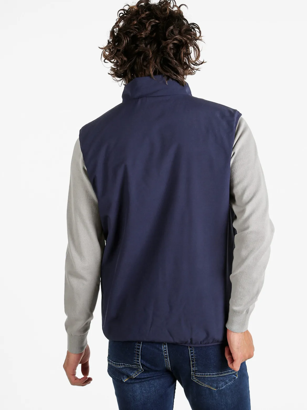 Norway Gilet da uomo con interno in pile - blu