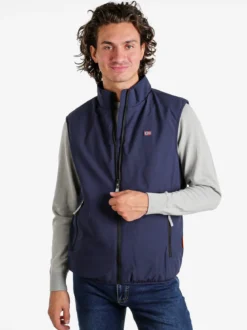 Norway Gilet da uomo con interno in pile - blu