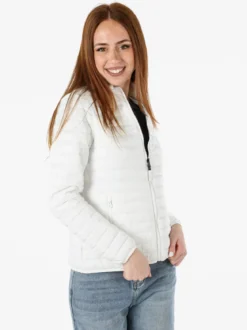 Norway Giubbino donna modello 100 grammi con zip - bianco