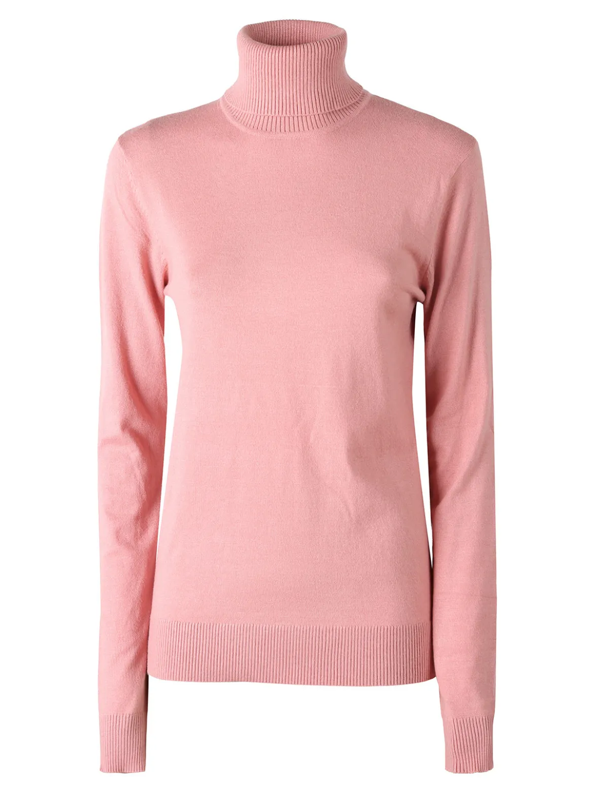 Norway Maglia dolcevita donna in tinta unita - rosa