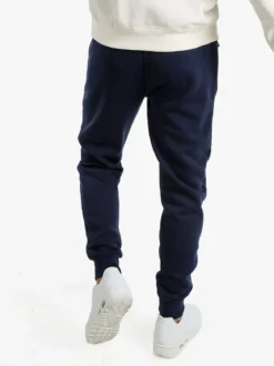 Norway Pantaloni tuta da uomo felpati con polsini - blu scuro