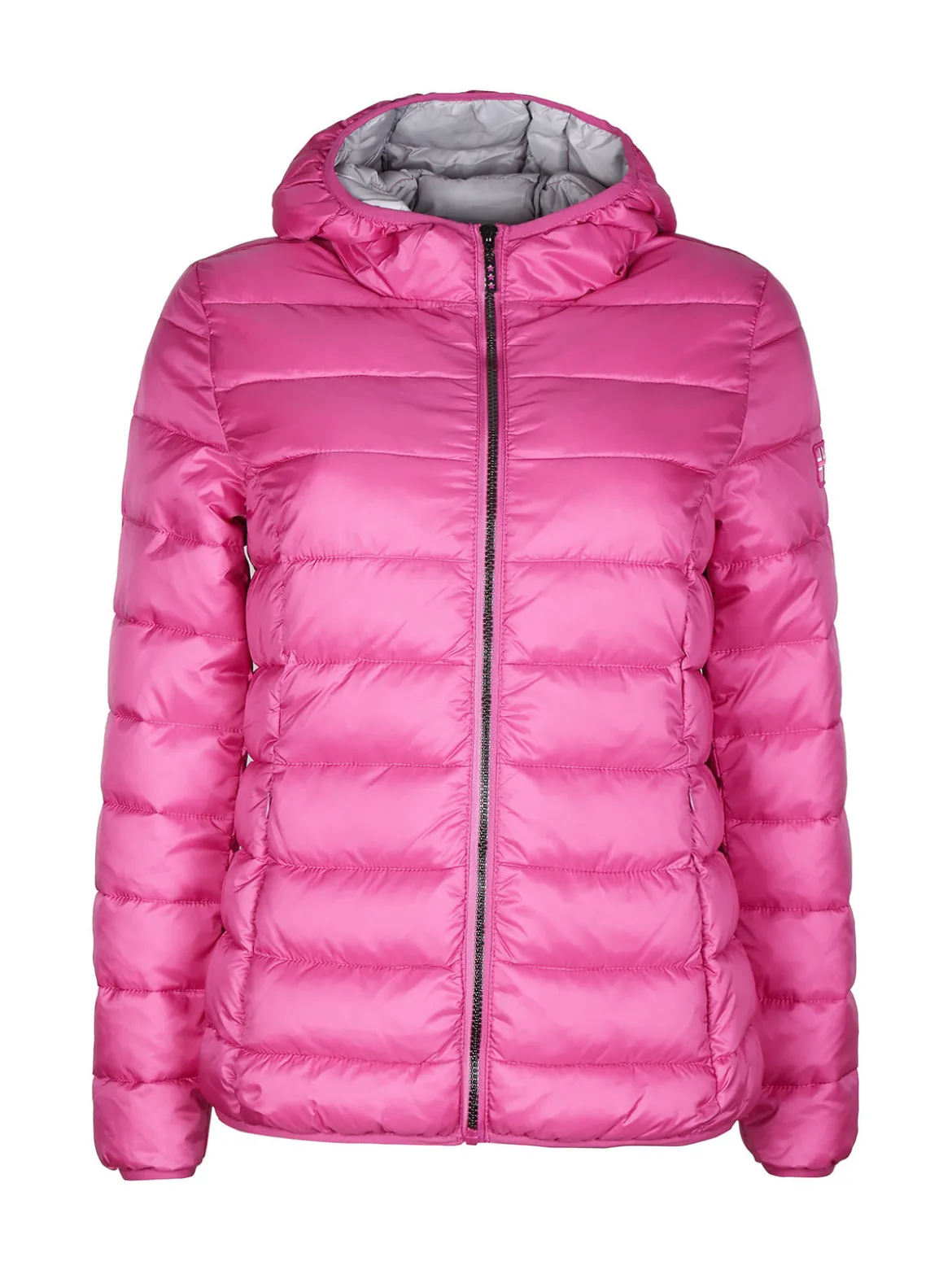 Norway Piumino donna con cappuccio e zip
