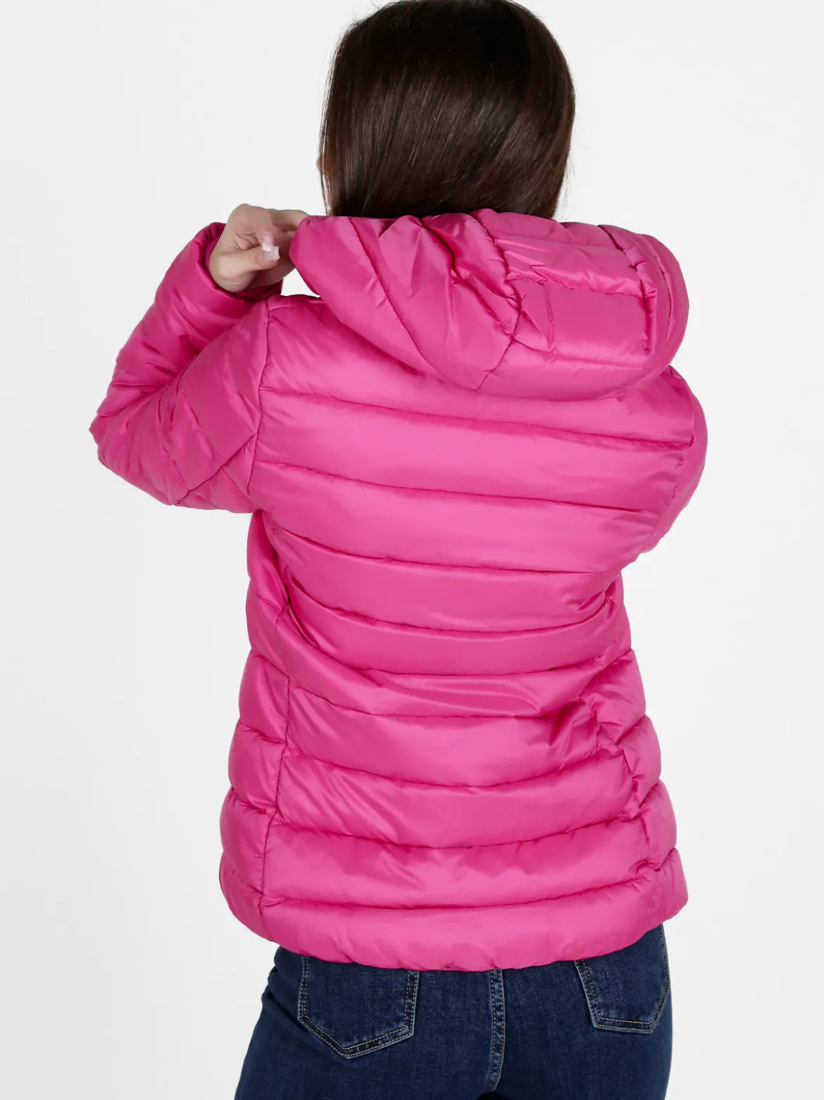 Norway Piumino donna con cappuccio e zip