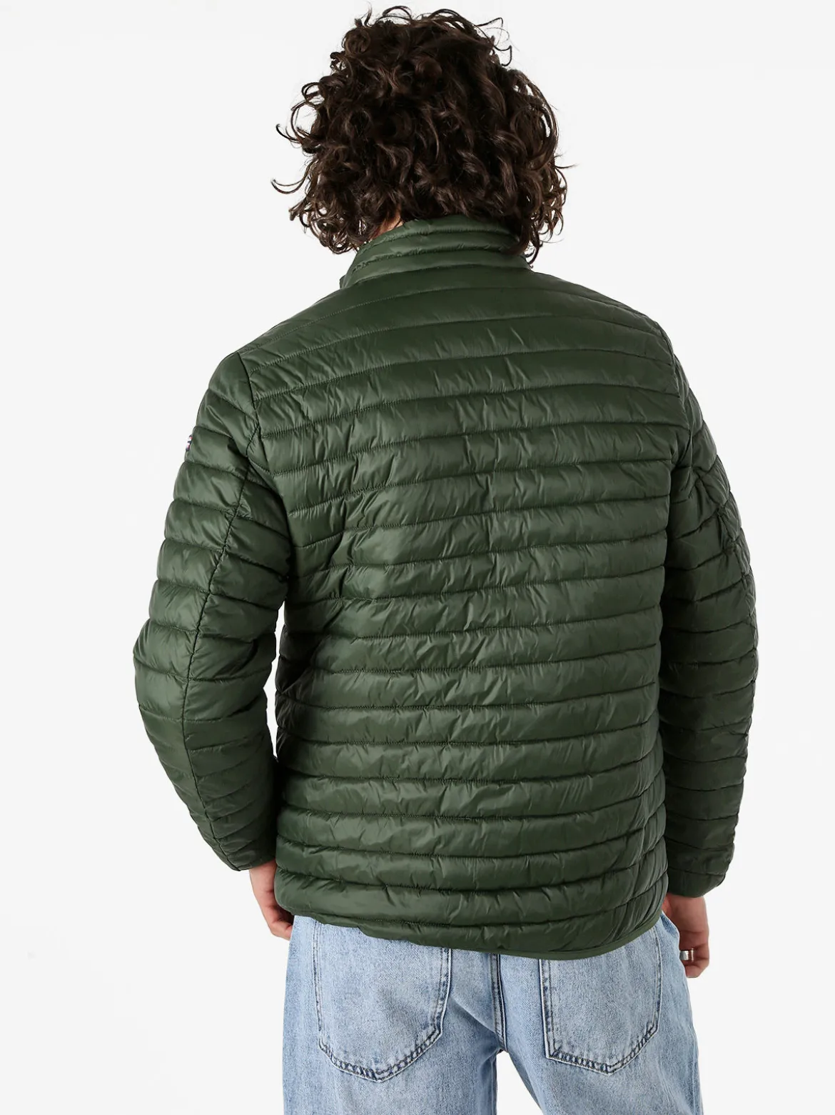 Norway Piumino leggero da uomo con zip - militare