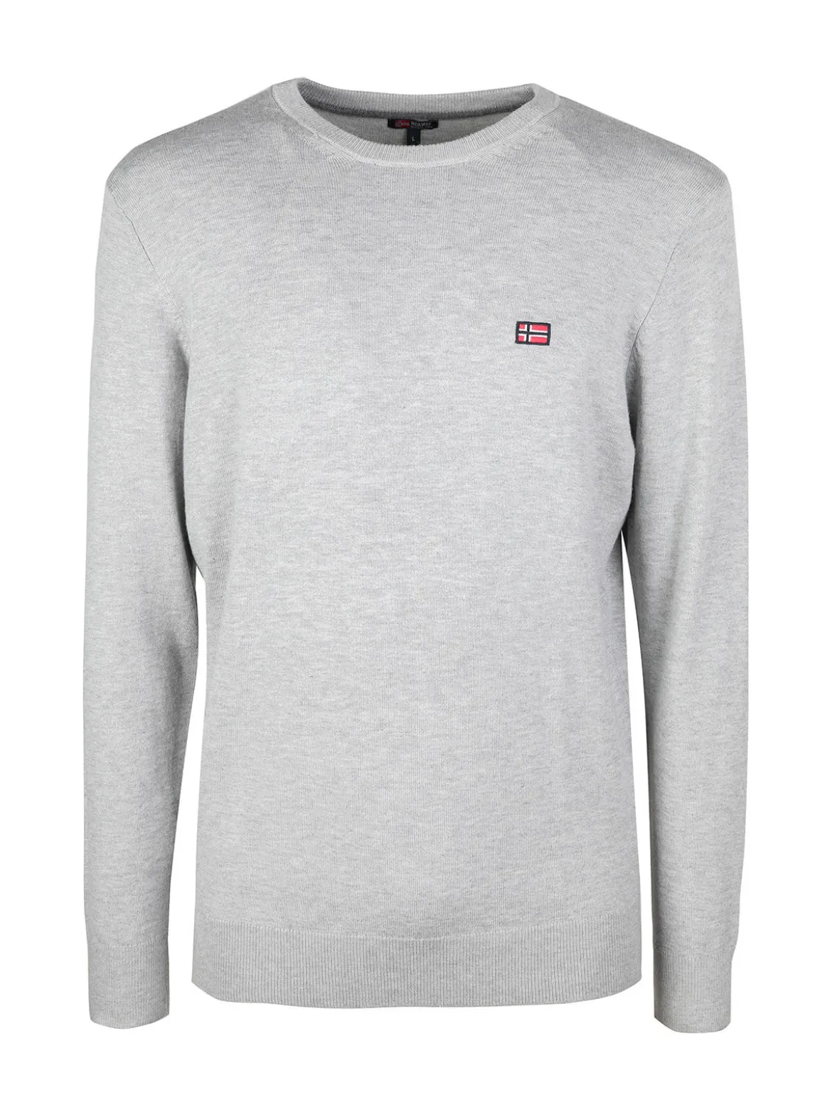 Norway Pullover girocollo da uomo in maglia tinta unita