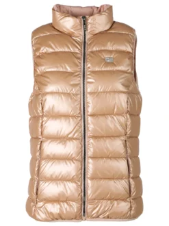 Norway Smanicato donna imbottito con zip - albicocca