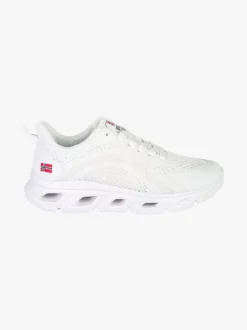 Norway Sneakers da donna sportive in tessuto - bianco