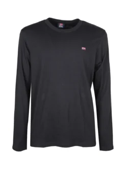 Norway T-shirt da uomo a maniche lunghe in cotone