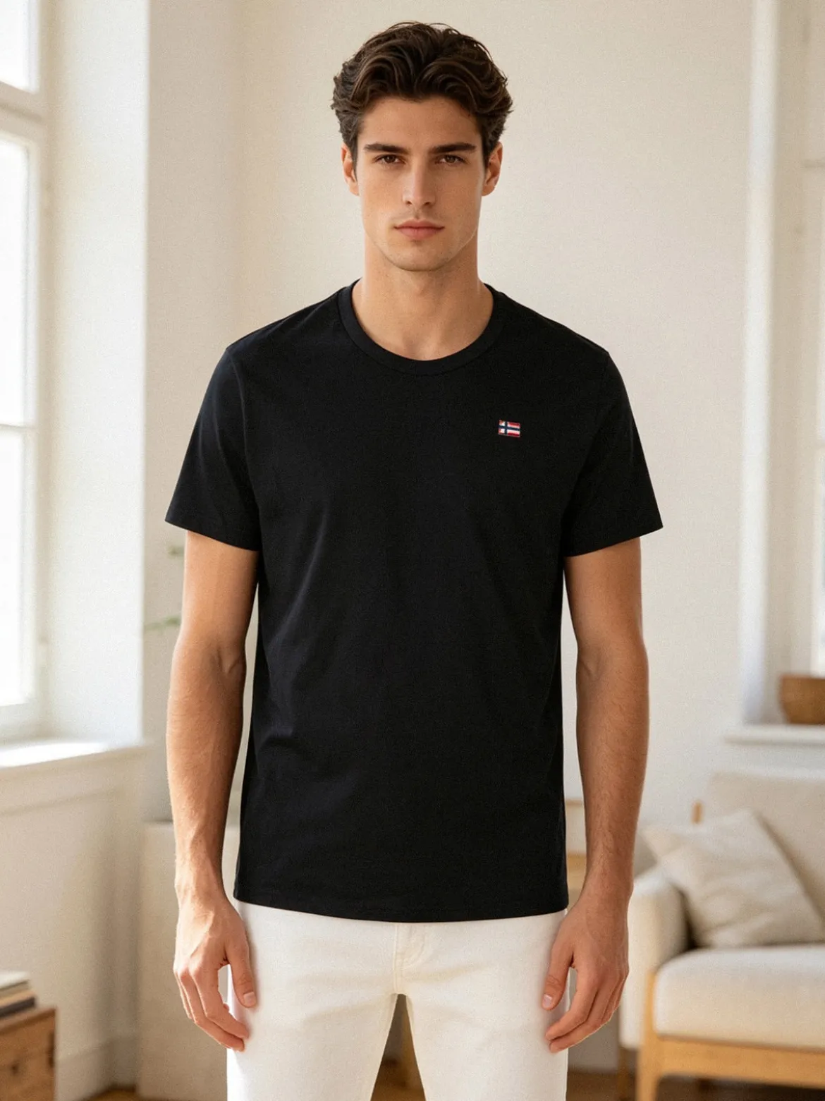 Norway T-shirt uomo in cotone manica corta